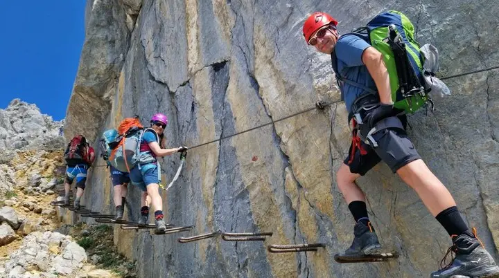 Klettersteig Elmauer Halt | © Haiko Pohl