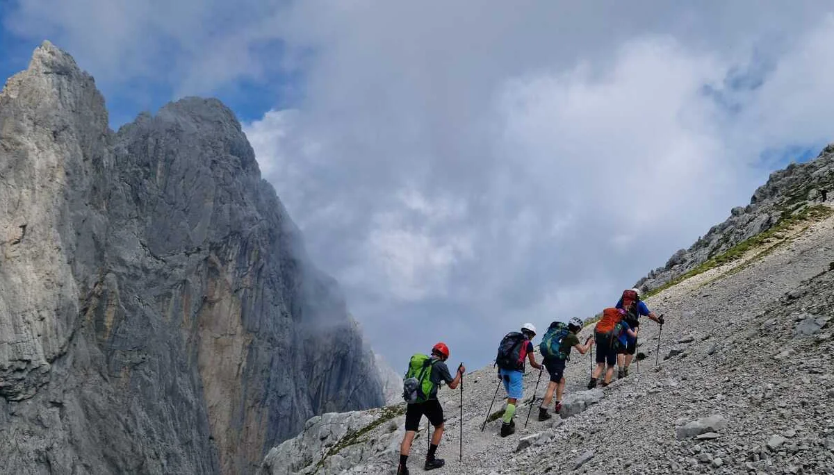 Aufstieg zur Elmauer Halt | © Haiko Pohl