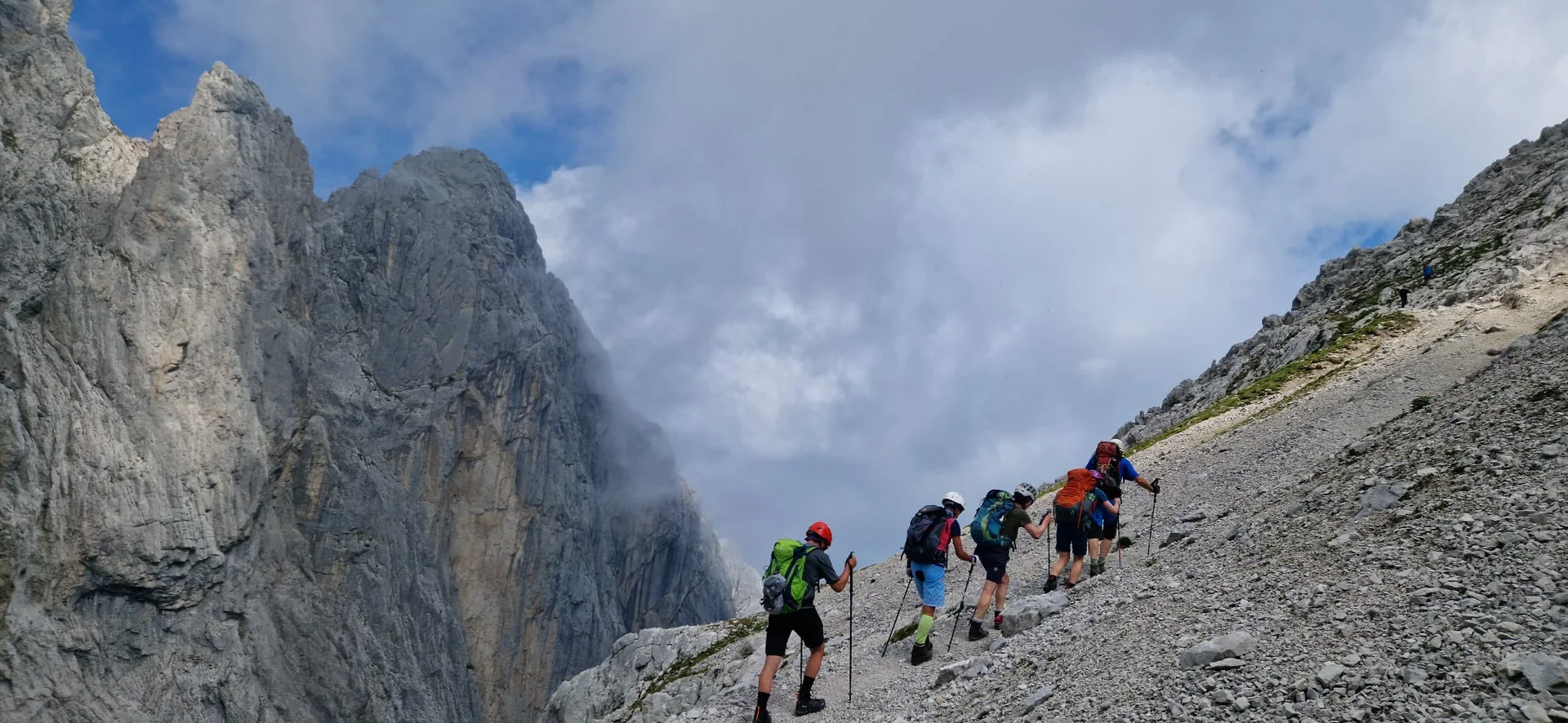 Aufstieg zur Elmauer Halt | © Haiko Pohl