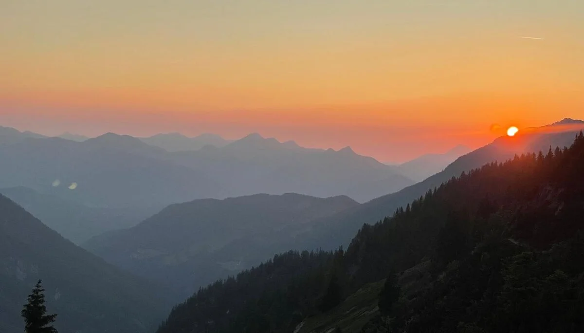 Sonnenuntergang am Stripsenjoch | © Nadja Marka