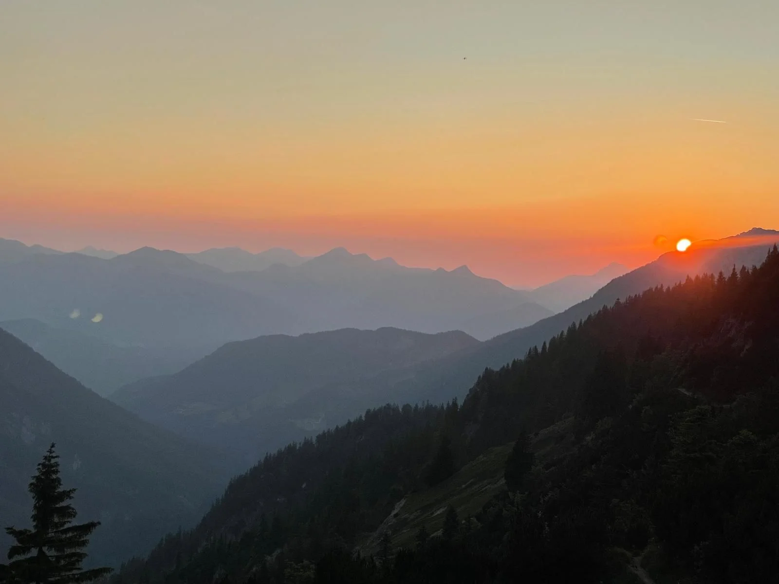 Sonnenuntergang am Stripsenjoch | © Nadja Marka