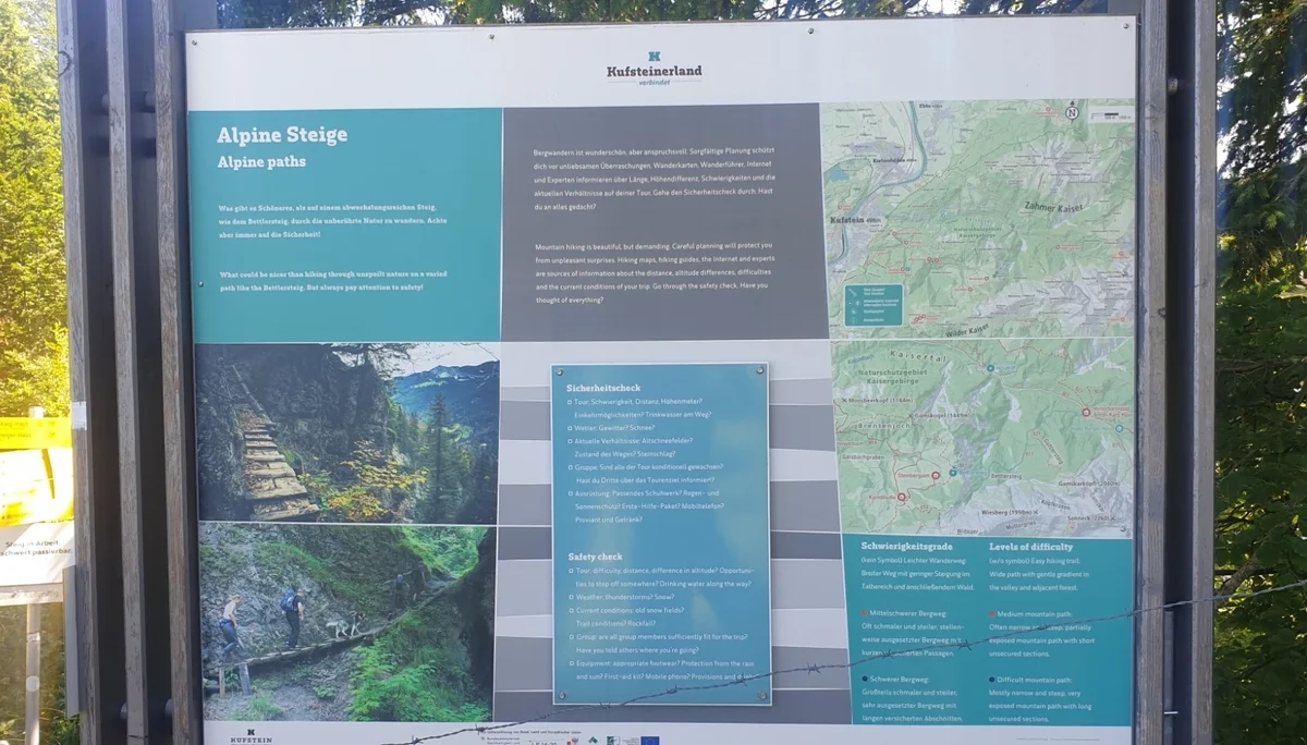 Übersichtstafel am Bettlersteig | © DAV/Helga Obermüller