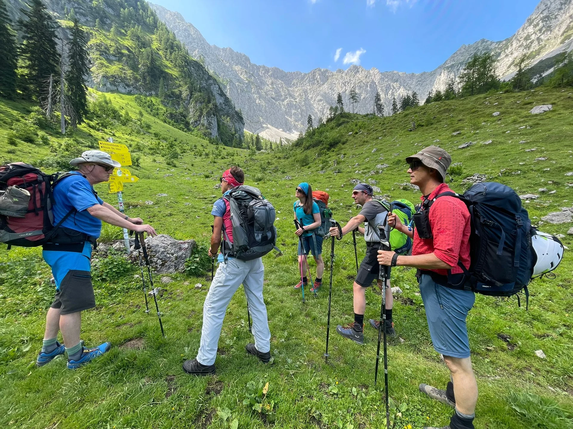 Aufstieg zum Stripsenjochhaus | © Susanne Sagner
