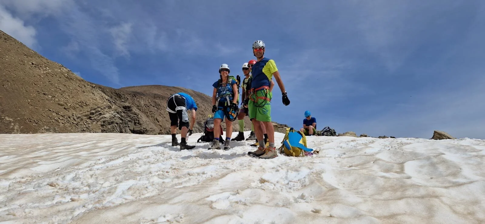 Übung am Grinner Ferner | © Haiko Pohl