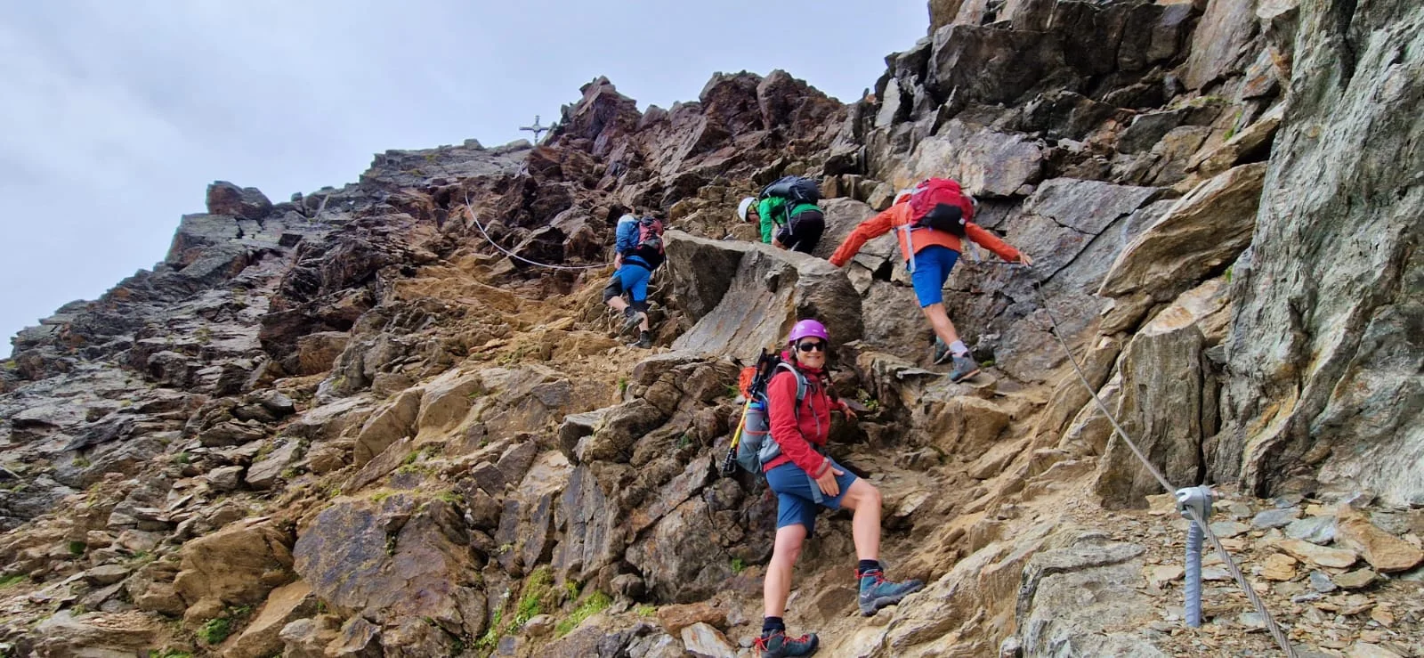 Aufstieg Habicht | © Haiko Pohl