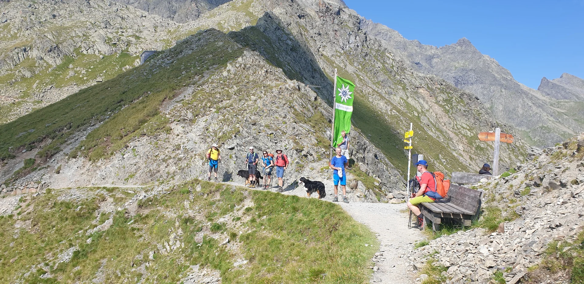 kurz vor der Innsbrucker Hütte | © Helga Obermüller