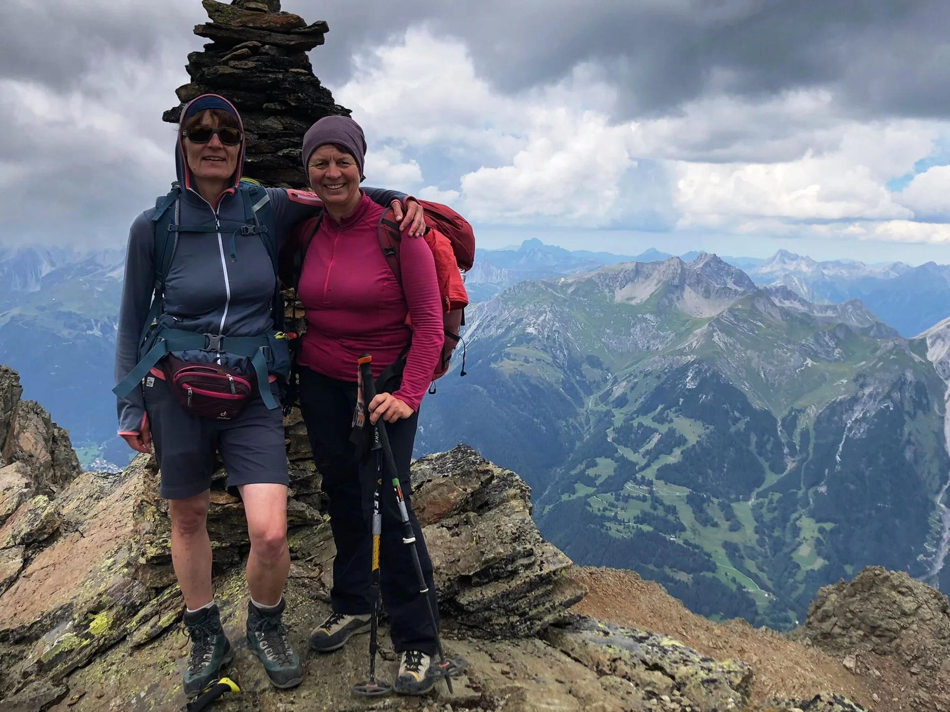 Susanne und Claudia am Kleinen Riffler | © Susanne Sagner
