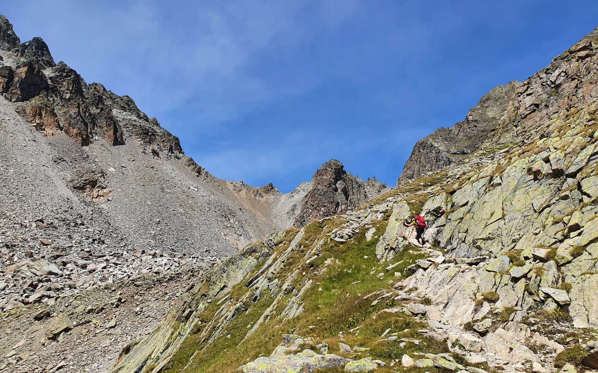 Aufstieg zum Schneidjöchl | © Max Bollwein