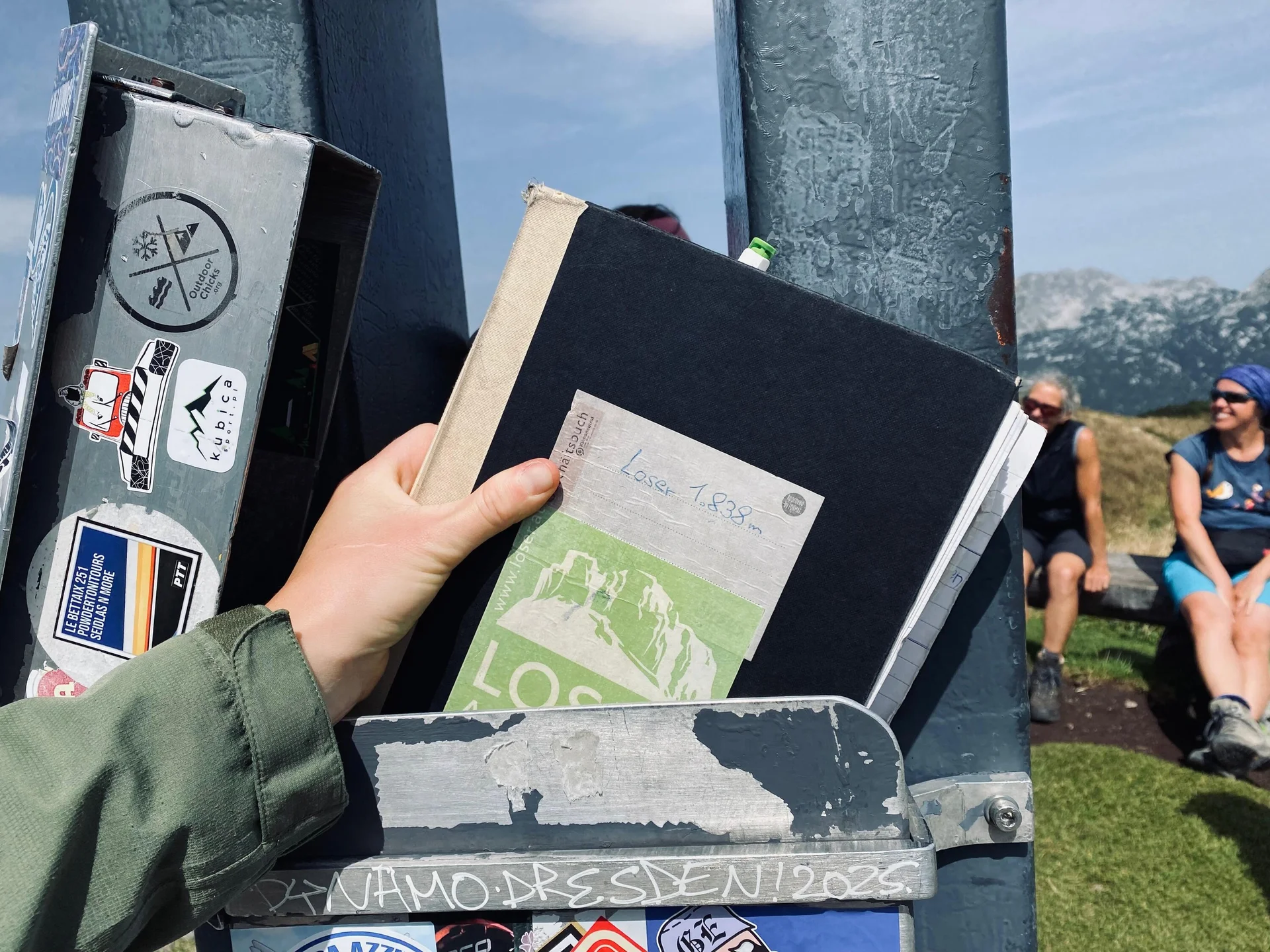 Gipfelbuch am Loser | © Kathrin Hörmann