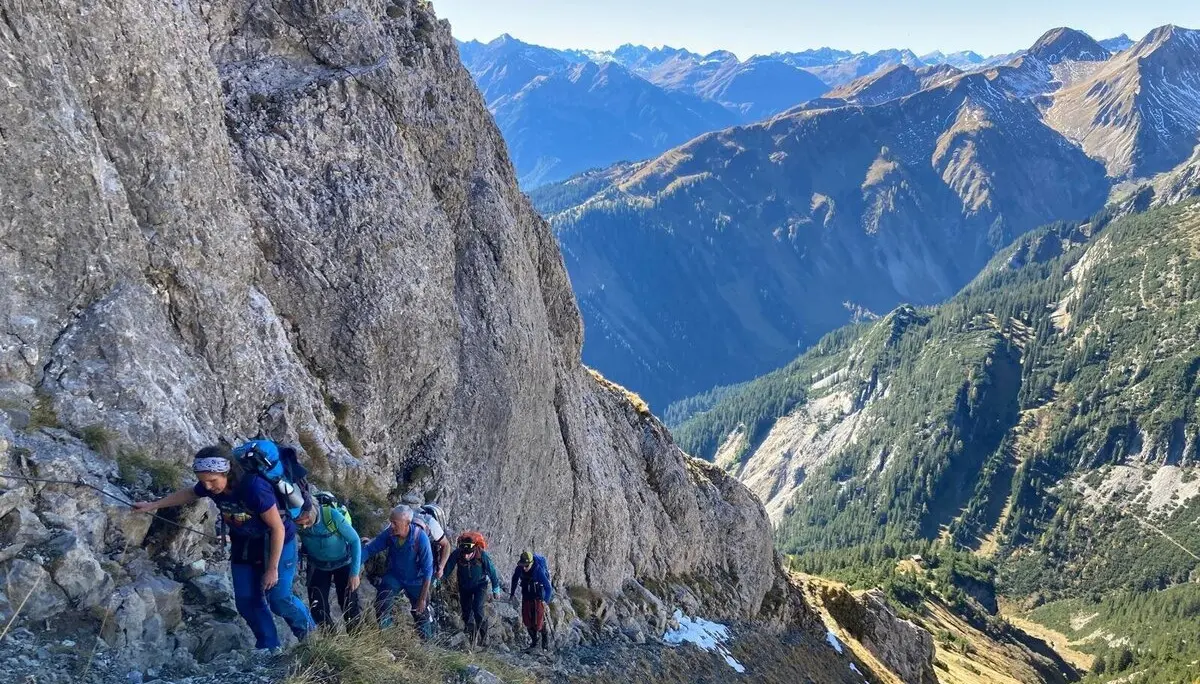 Aufstieg und Übergang zum Enzensberger Weg | © DAV/Angelika Schnabel