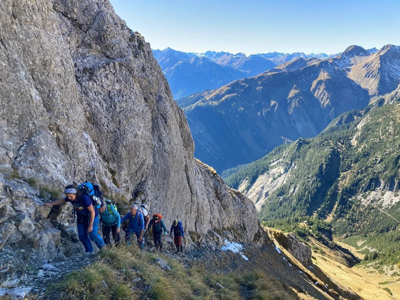 Aufstieg und Übergang zum Enzensberger Weg | © DAV/Angelika Schnabel