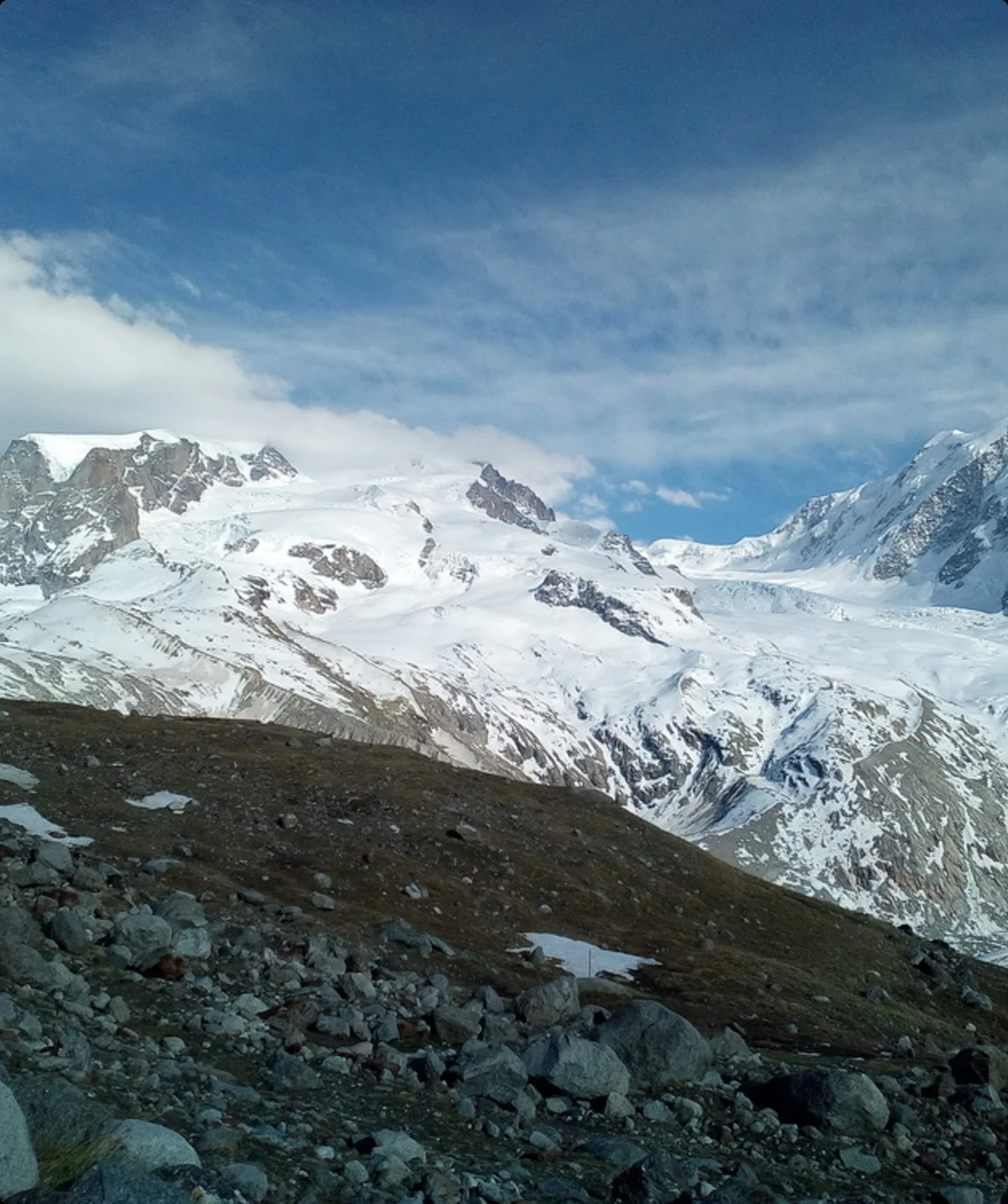 Monte-Rosa und Lyskamm vom Rotenboden | © DAV/Dr. Ralf Ebner