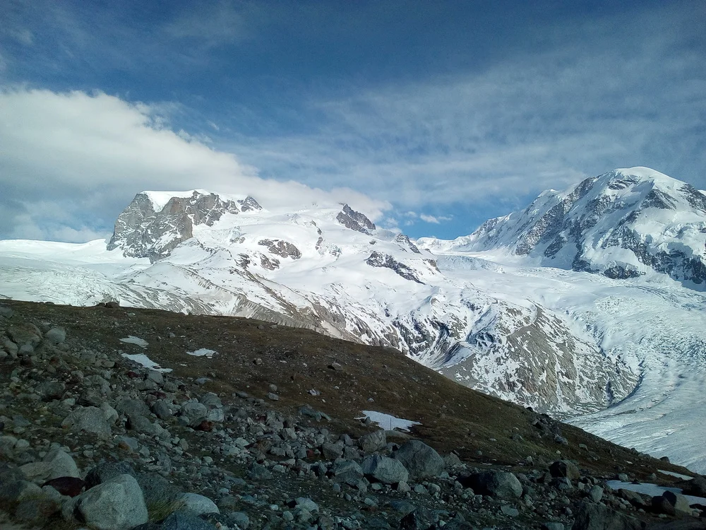 Monte-Rosa und Lyskamm vom Rotenboden | © DAV/Dr. Ralf Ebner