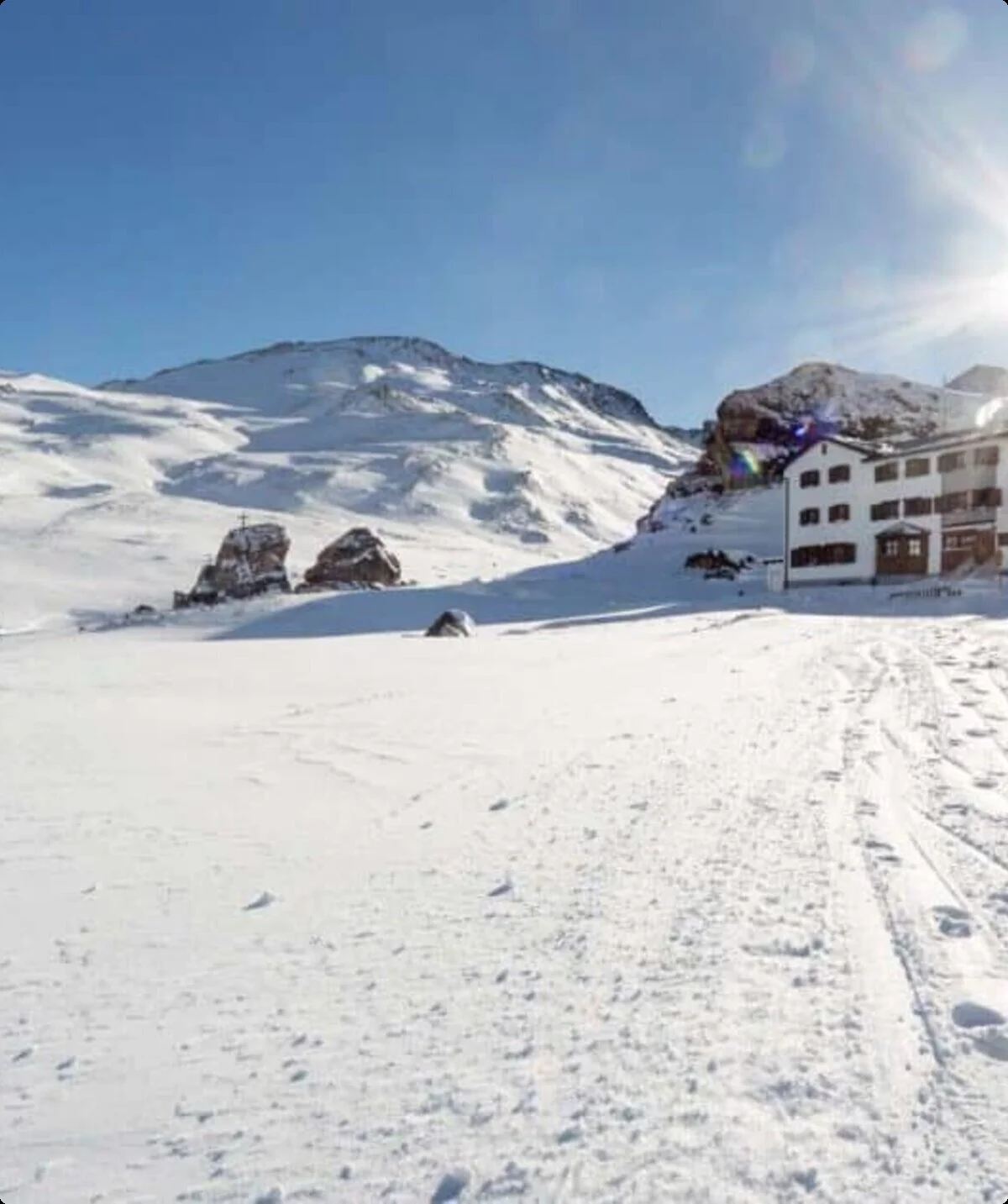 Heidelberger Hütte im Winter | © Heidelberger Hütte