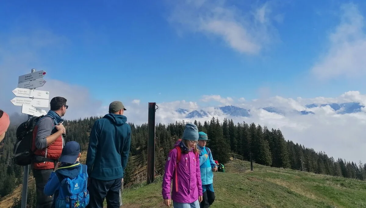 Auf dem Rückweg gaben die Wolken den Blick frei | © Michael Puppe
