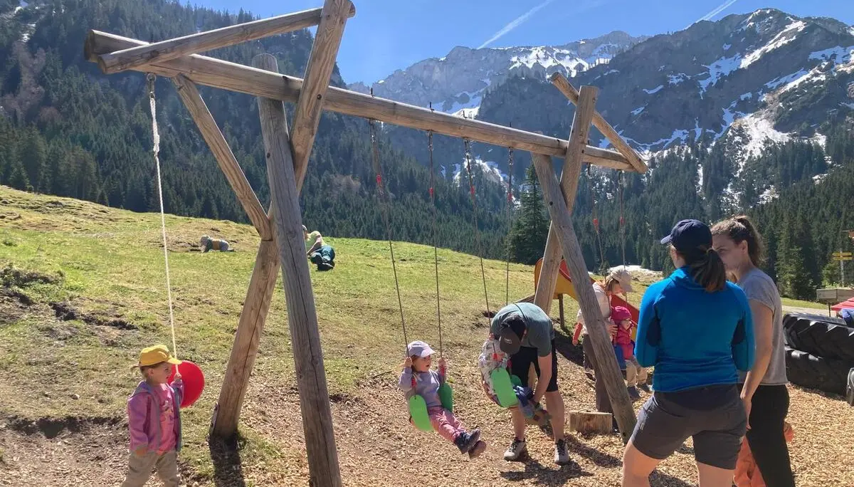 Steilwandstöpsel auf Tour zur Vilser Alm | © DAV/Sophie Scupin