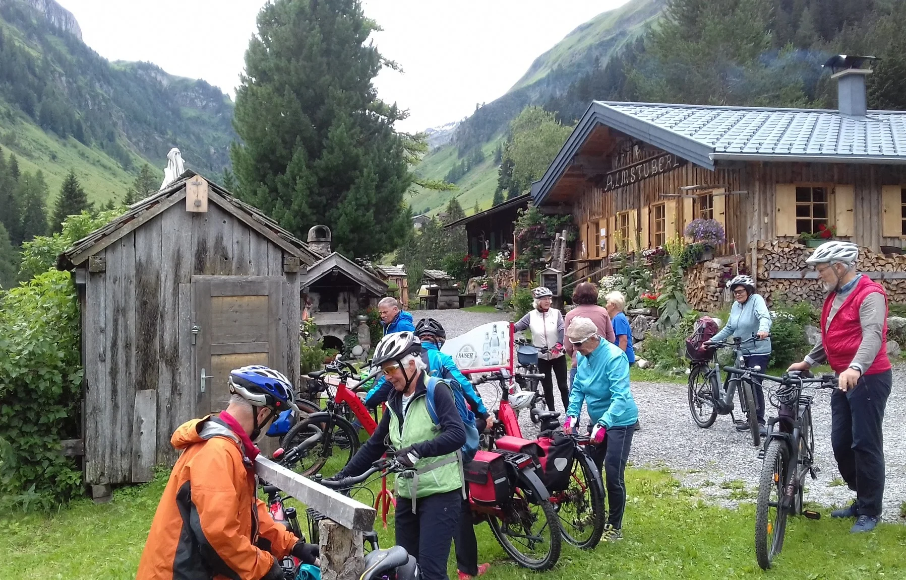 Unterwegs beim Radeln | © Margaretha Jehle