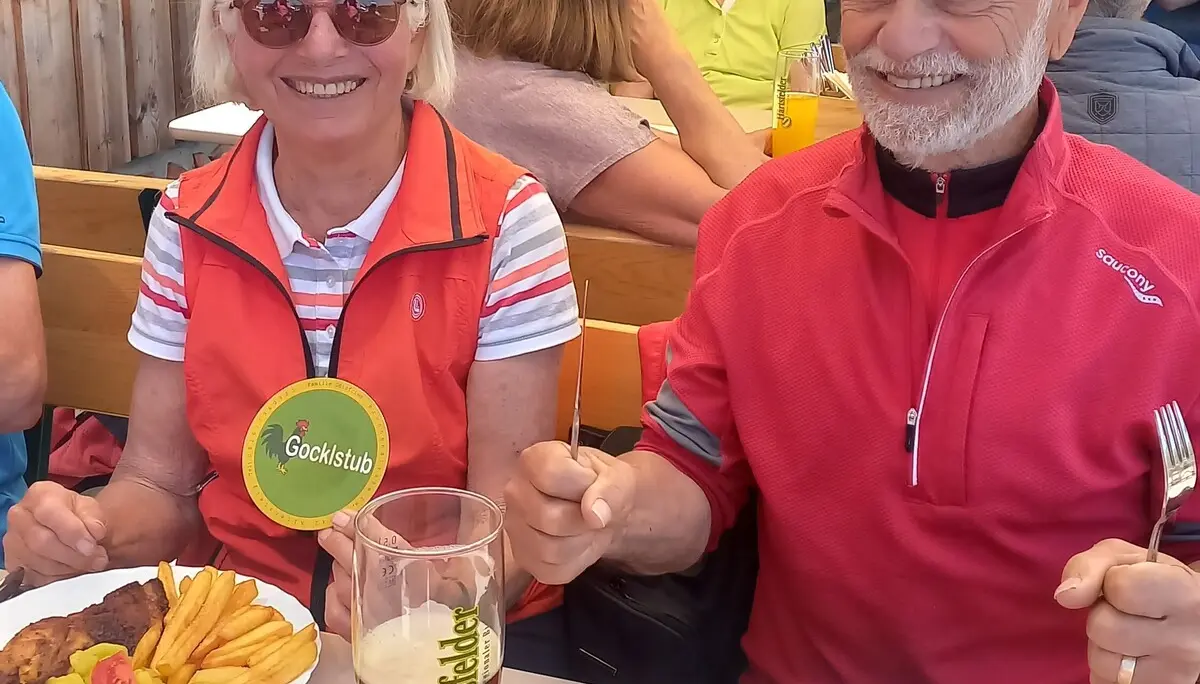 Radtour nach Altensteig - Gockel und Bier für Karin und Klaus | © DAV/Margaretha Jehle