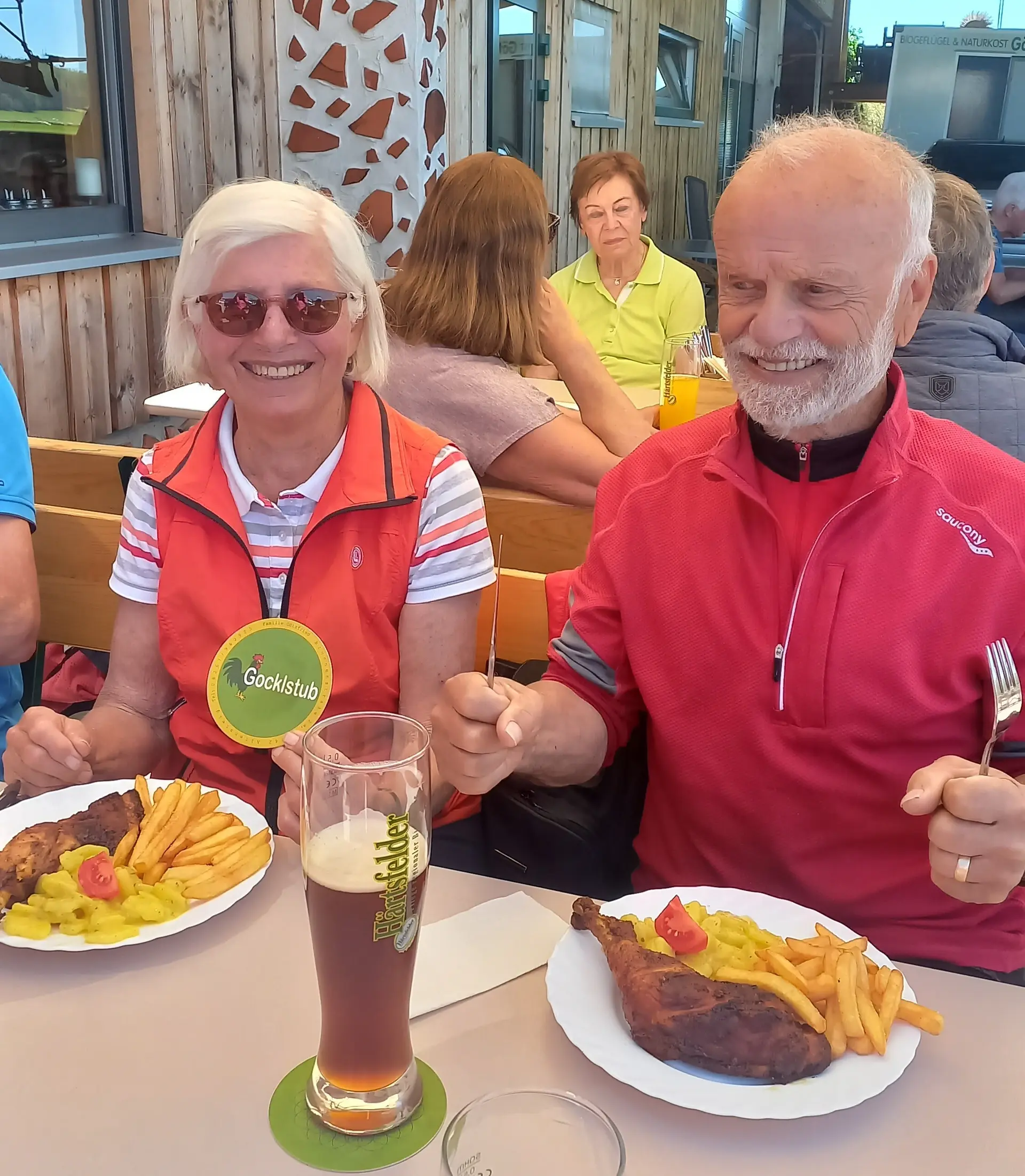Radtour nach Altensteig - Gockel und Bier für Karin und Klaus | © DAV/Margaretha Jehle