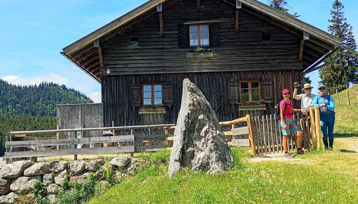 Ankunft an der Bärenmoosalpe | © Maria-Theresia Schneider