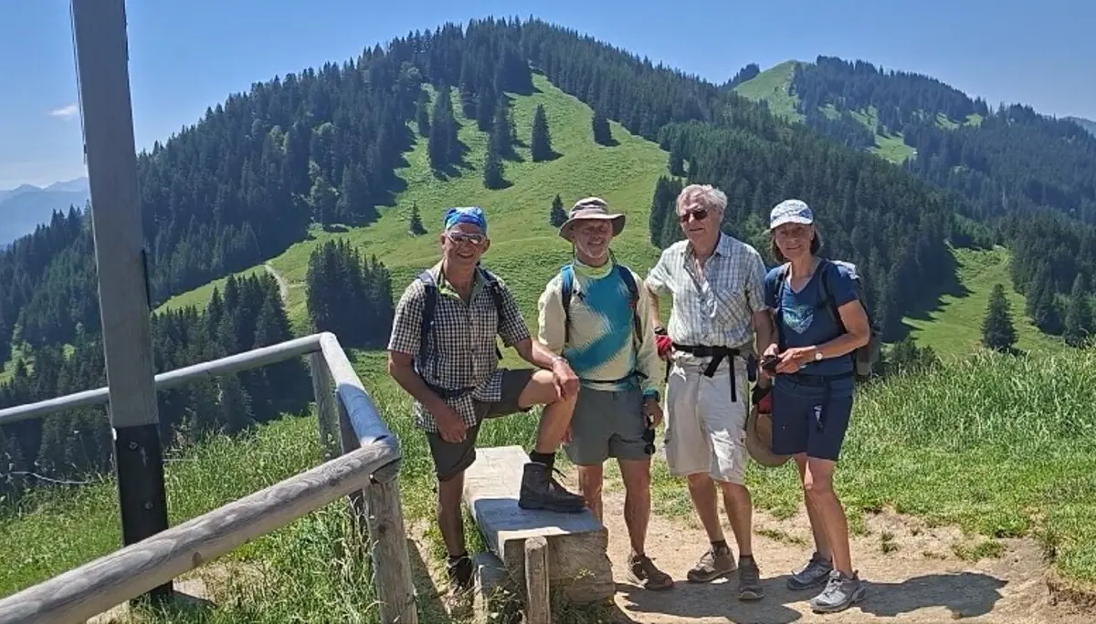Wanderung von Gunzesried zum Ofterschwanger Horn - am Gipfel | © DAV/Helga Obermüller