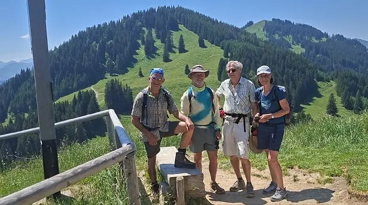 Wanderung von Gunzesried zum Ofterschwanger Horn - am Gipfel | © DAV/Helga Obermüller