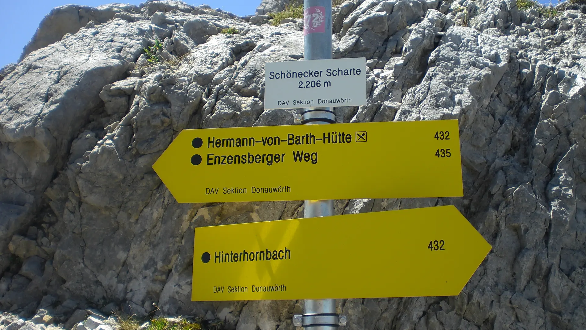 Wanderung zur Hermann-von-Barth-Hütte | © DAV/Siegfried Stanzel