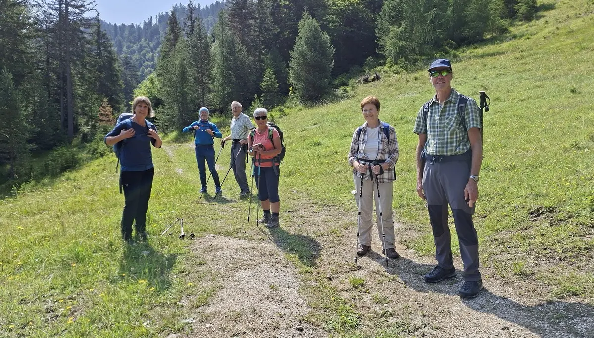 Wanderung im Karwendelgebiet - Am Aufstieg zum Zäunlkopf | © DAV/Helga Obermüller
