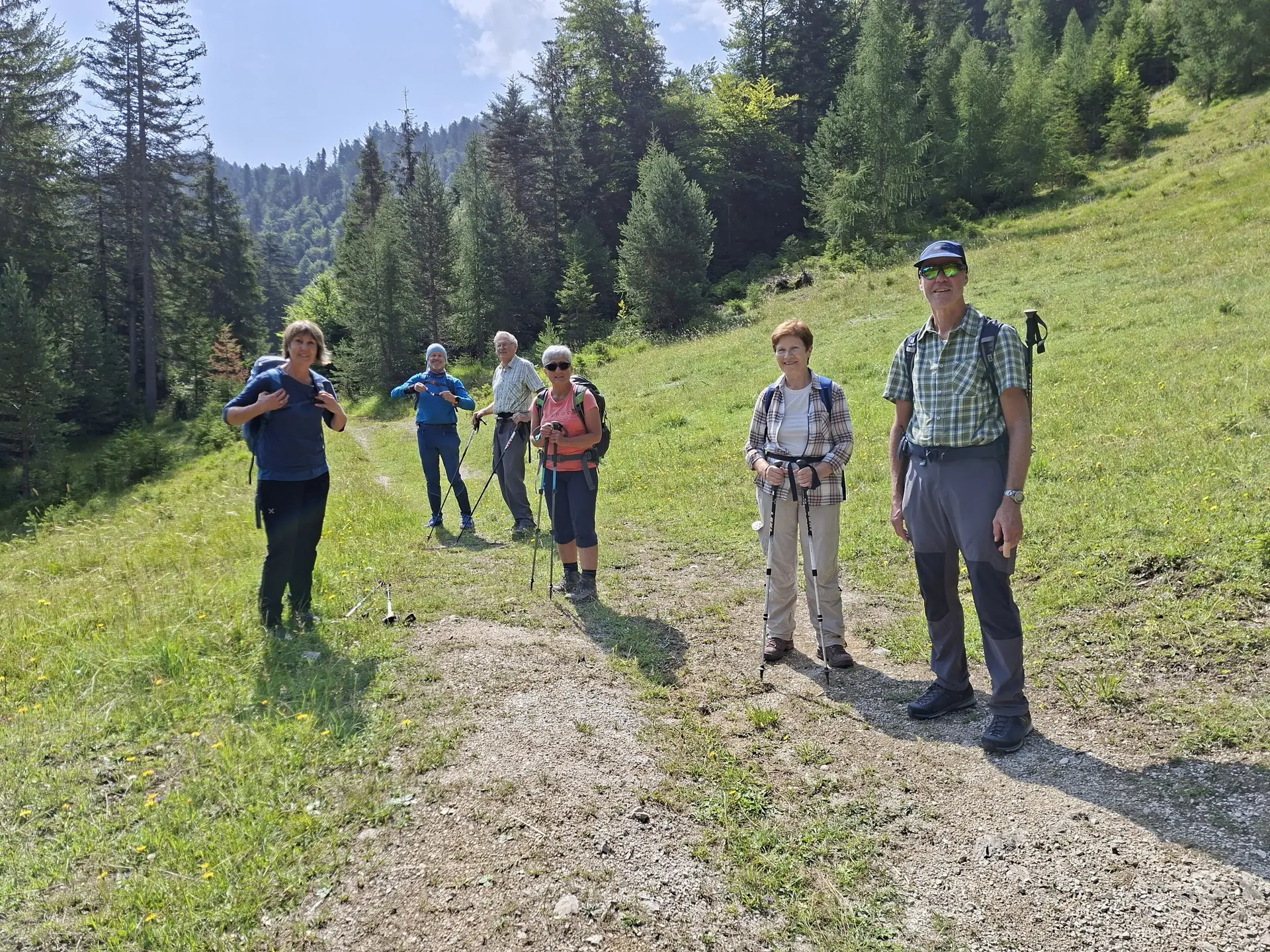 Wanderung im Karwendelgebiet - Am Aufstieg zum Zäunlkopf | © DAV/Helga Obermüller