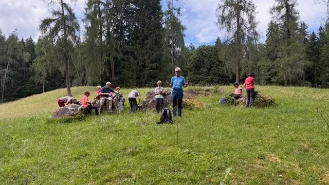 Wanderwoche in Bludenz - Pause an der Lärchenwiese | © DAV/Beate Schak