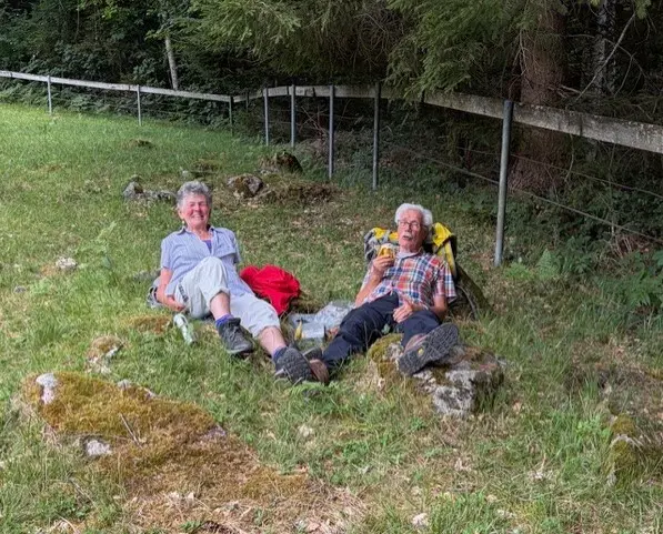 Wanderwoche in Bludenz - Pause an der Lärchenwiese | © DAV/Beate Schak