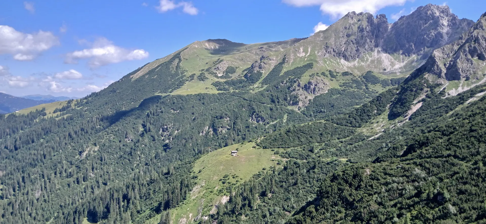 Bergtour im Wildental/Kleinwalsertal - Blick auf die Vordere Wildenalpe | © DAV/Siegfried Stanzel