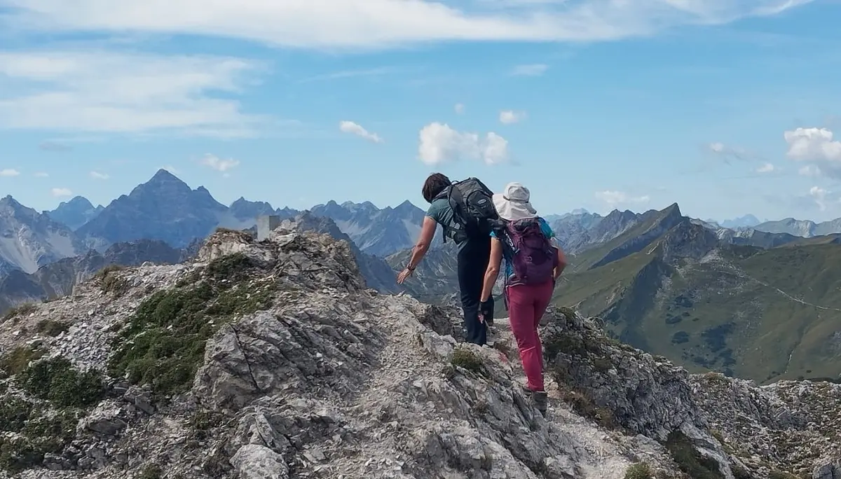 Wanderung auf den Litnisschrofen - kurz vor dem Gipfel | © Alena Srovnalova