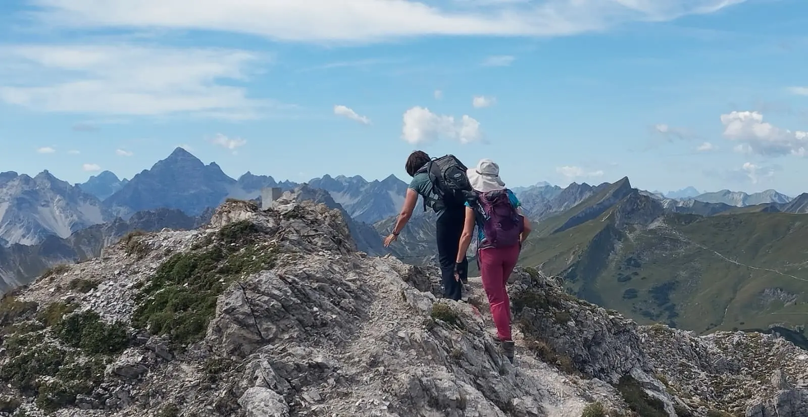 Wanderung auf den Litnisschrofen - kurz vor dem Gipfel | © Alena Srovnalova