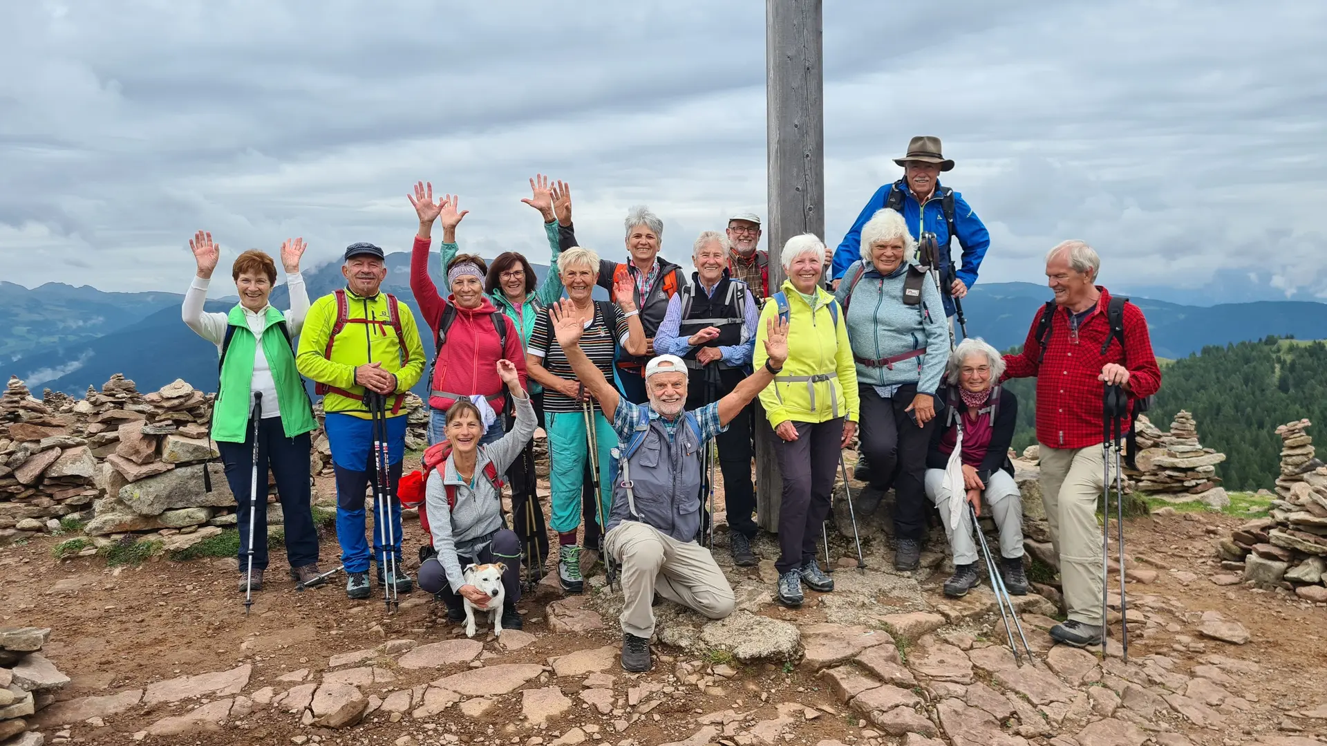 Gipfelkreuz "Stoana Mandl" | © Margaretha Jehle