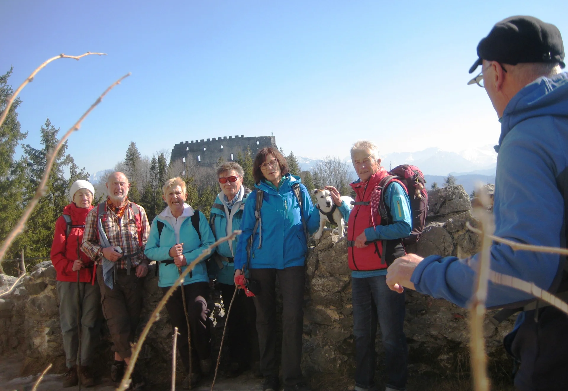 Auf der Burgruine Hohenfreyberg | © DAV/Siegfried Stanzel
