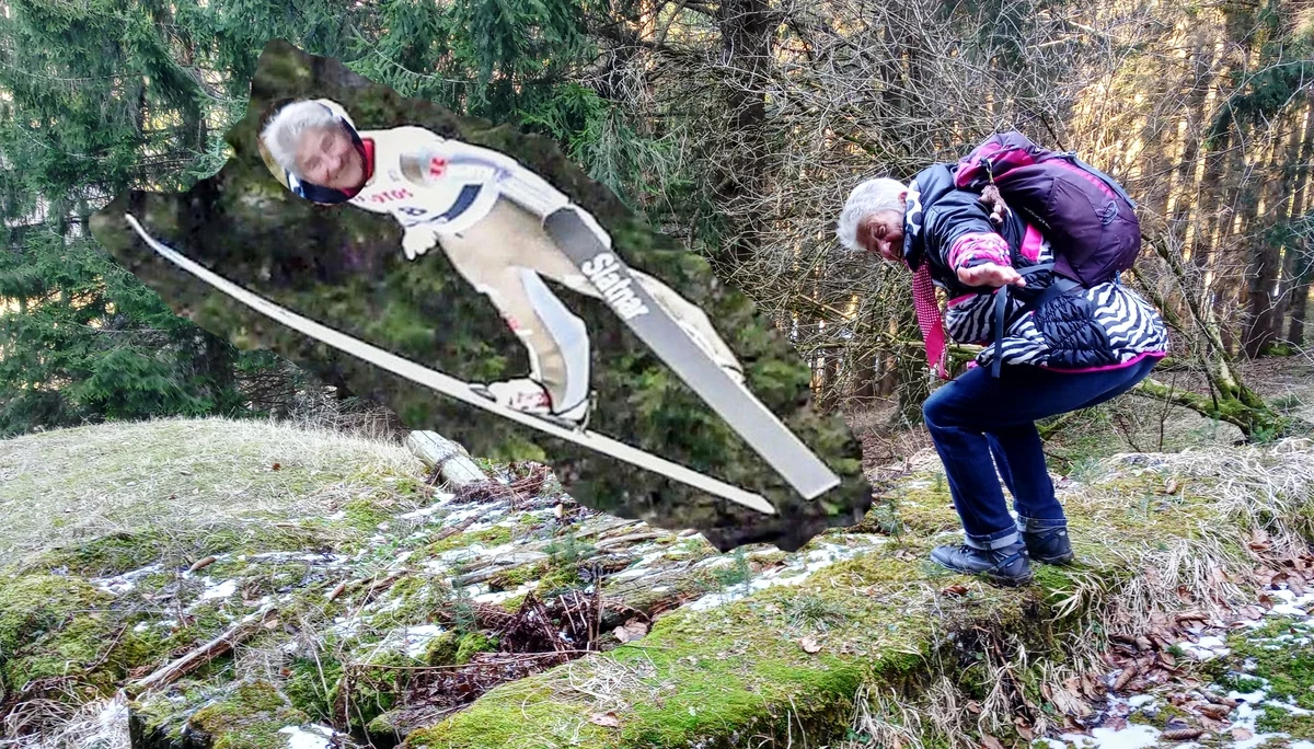 An der ehemaligen Oberbeurer Skisprungschanze | © DAV/Siegfried Stanzel