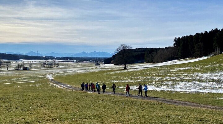 Blick auf die Alpenkette | © DAV/Ursula Klimm