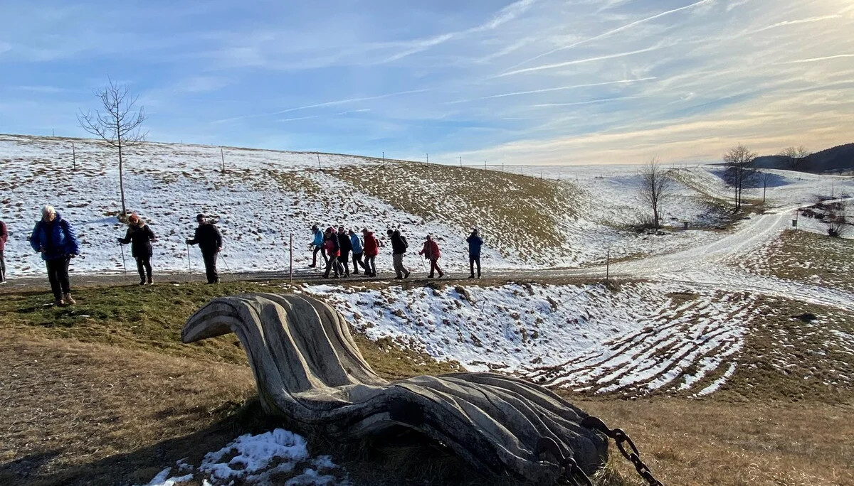 Skulptur an der Gennach | © DAV/Ursula Klimm