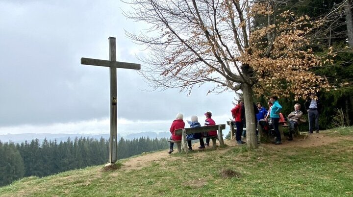 Bergkreuz "Buffernandl" am Auerberg | © DAV/Ursula Klimm