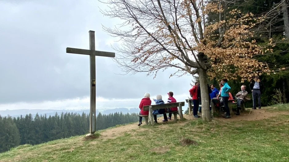 Bergkreuz "Buffernandl" am Auerberg | © DAV/Ursula Klimm