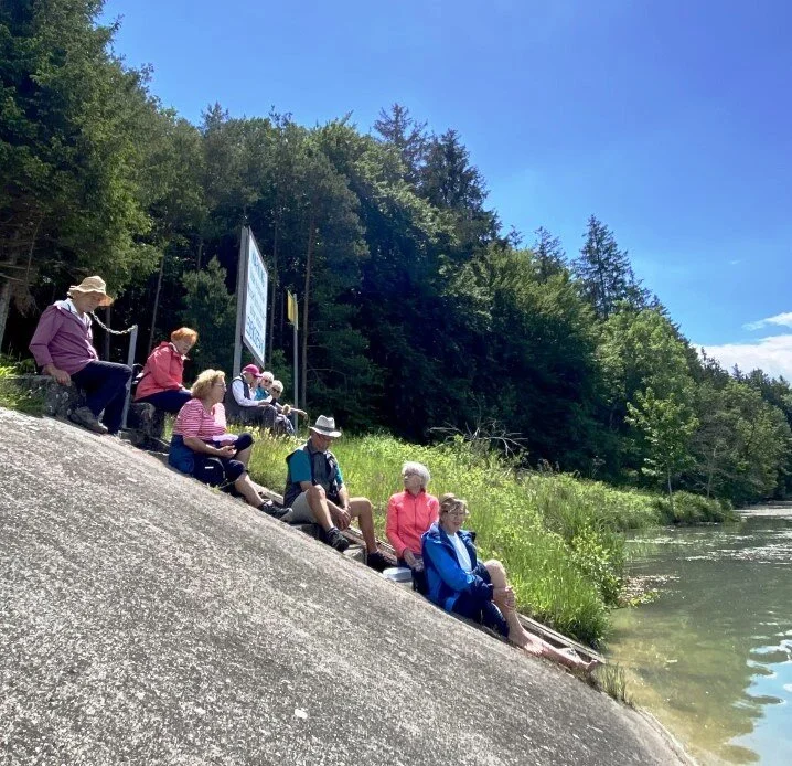 An der Staustufe 13 | © DAV/Ursula Klimm