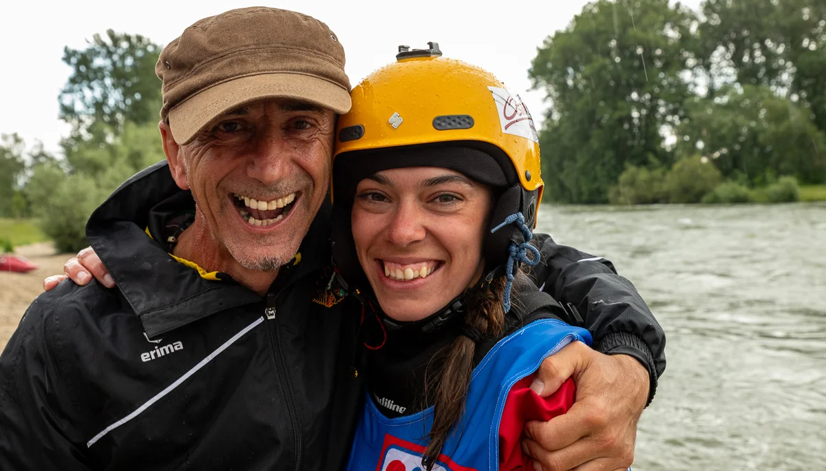 Lucia Hacker mit HEWO (Helmut Wolff) | © Rüdiger Hauser