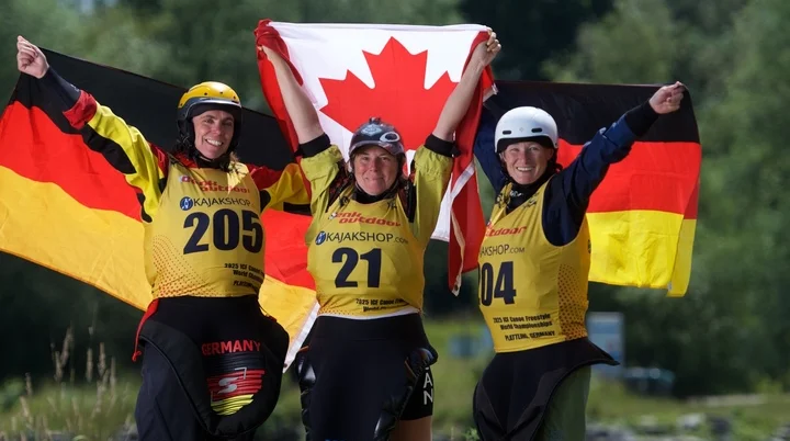 Andrea Hacker 2. Platz, Julie Dion (Kanada) 2. Platz -  Vize-Weltmeisterin 1999, Jutta Kaiser 1. Platz - Weltmeisterin 2005 | © Jörg Lühmann