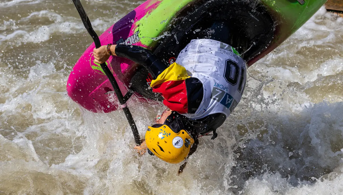 Deutsche Meisterschaften Kanu-Freestyle - Lucia Hacker | © DAV/Andrea Hacker