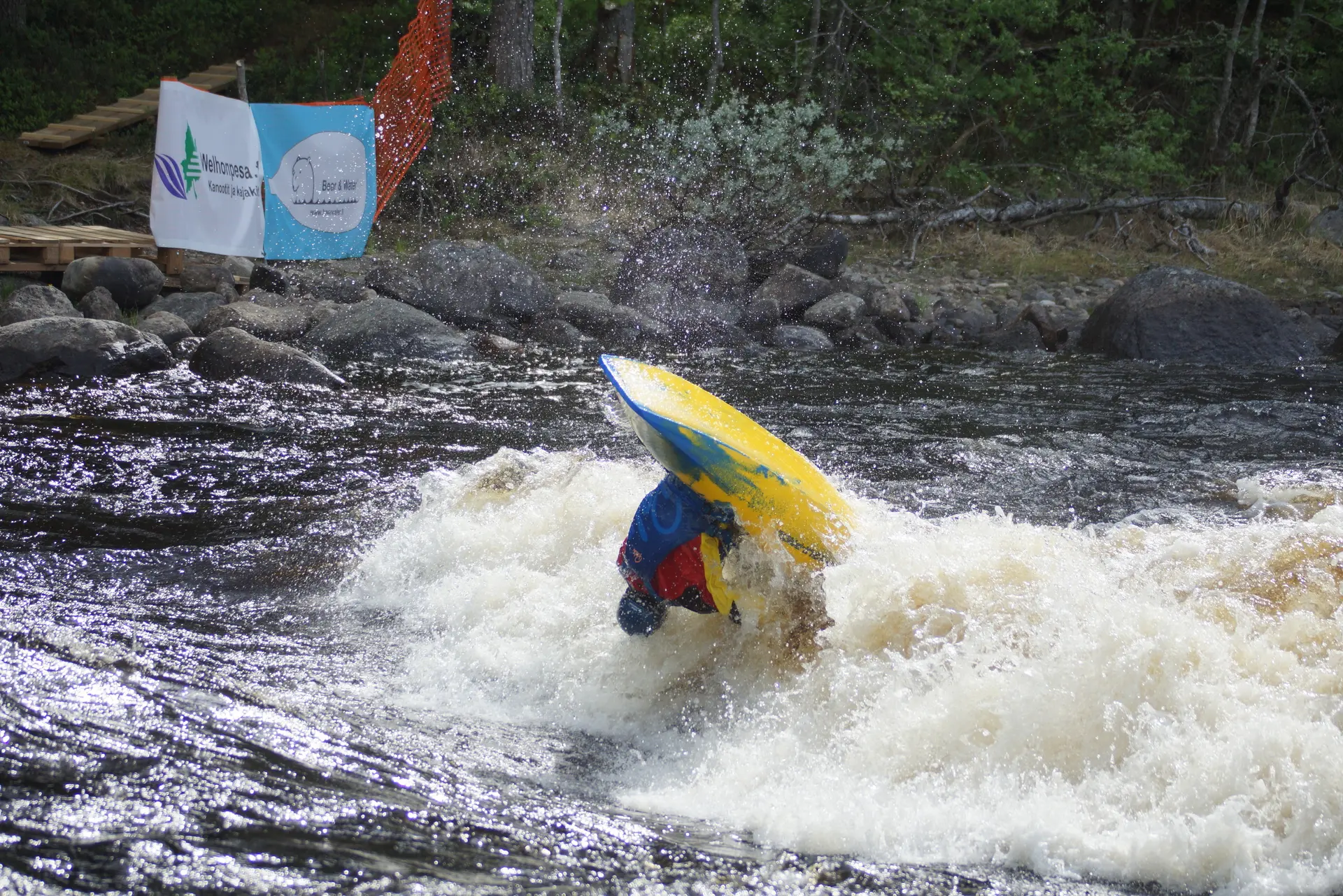 Kanu Freestyle EM in Finnland - Trainingseinheit | © Andrea Hacker
