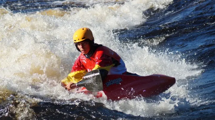 Lucia Hacker - Kanu Freestyle EM in Finnland | © Tanja Barwich