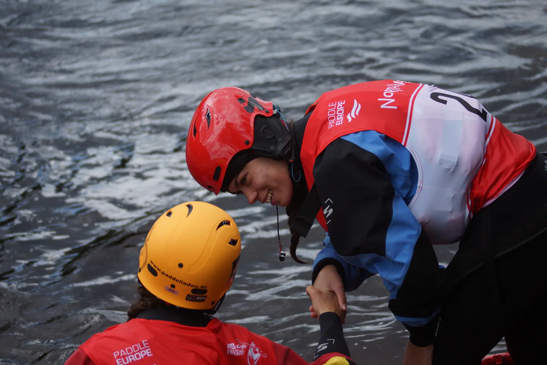 Lucia unbd Sonja Hacker - Kanu Freestyle EM in Finnland | © Andrea Hacker
