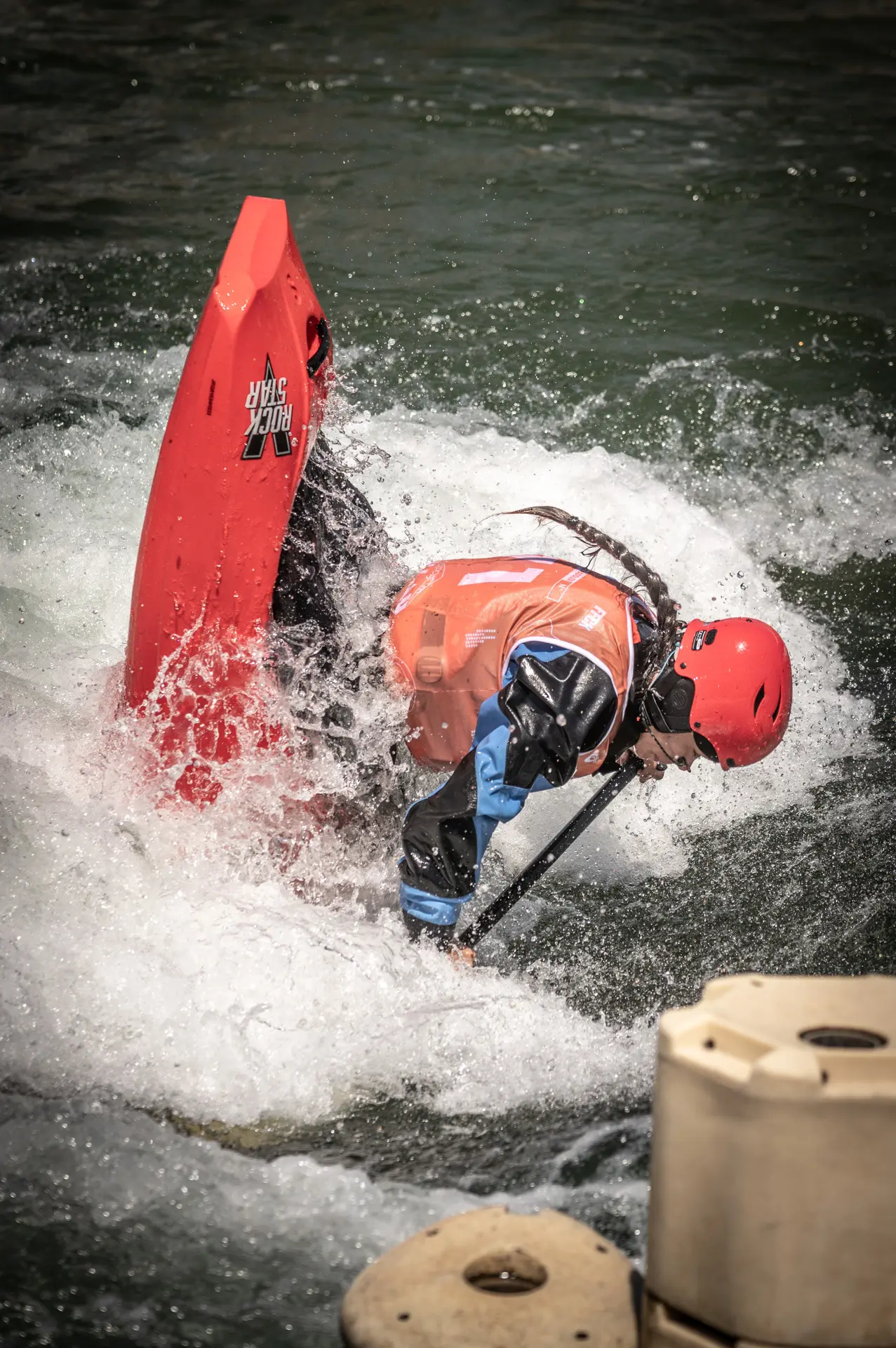 Sonja Hacker - Kanu Freestyle Weltcup in Millau | © Aurelien Trompeau