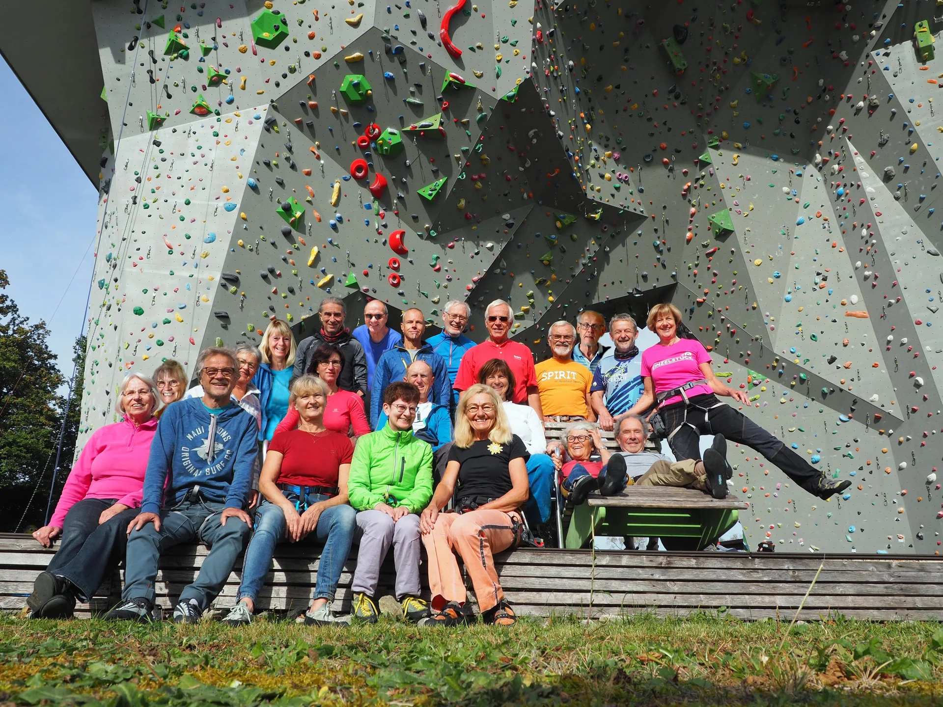 Gruppenfoto Mittwochkletterer | © DAV/Ulrich Beer